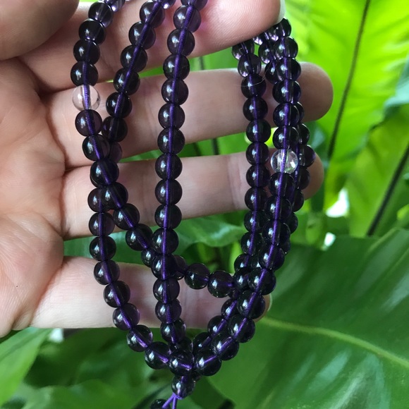 ✨Reiki✨Charged purple quartz Mala - Picture 4 of 5